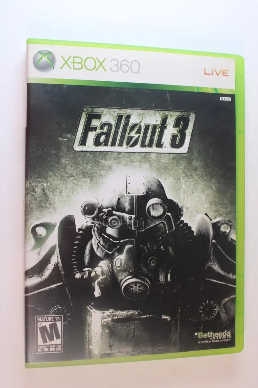 Fallout 3 (Microsoft Xbox 360) Authentic, Tested/Works Great